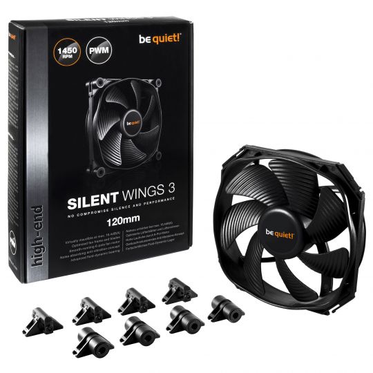 120mm be quiet! Silent Wings 3 PWM Gehäuselüfter 