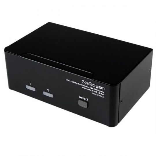 2-Port StarTech VGA/DVI KVM-Switch 