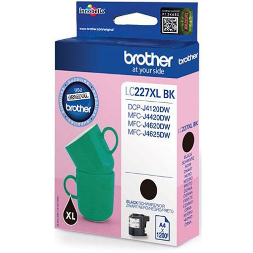 Brother LC227XLBK Tintenpatrone Schwarz 