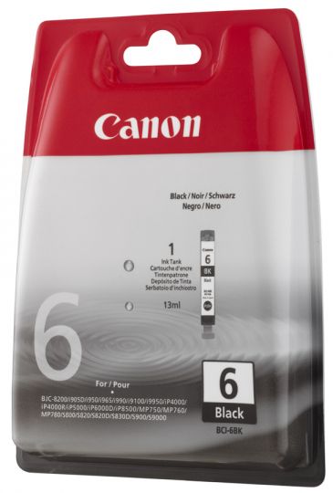 Canon BCI-6BK Tintenpatrone Schwarz 