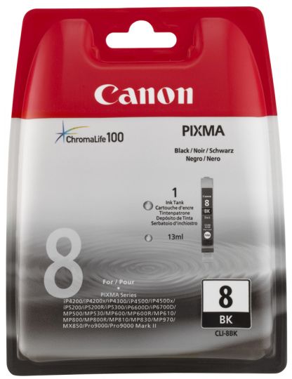 Canon CLI-8BK Tintenpatrone Schwarz 