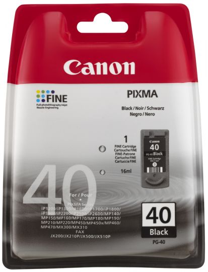 Canon PG-40 Tintenpatrone Schwarz 