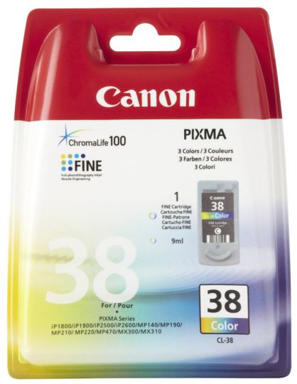 Canon CL-38 Tintenpatrone Gelb, Cyan, Magenta 