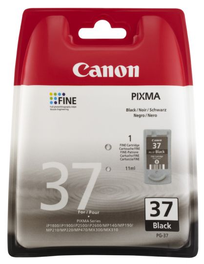 Canon PG-37 Tintenpatrone Schwarz 