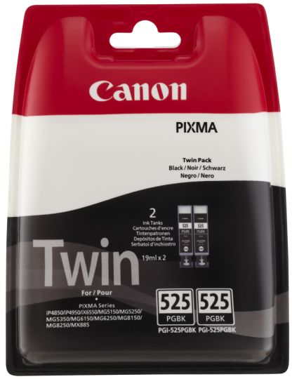 Canon 2x PGI-525PGBK Tintenpatrone Schwarz 