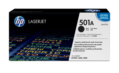 HP Toner 501A Schwarz 
