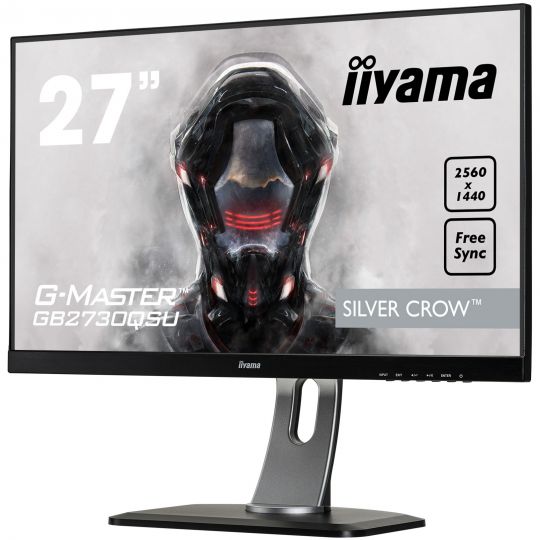 68,60cm (27,0") Iiyama G-Master GB2730QSU-B1 Silver Crow 