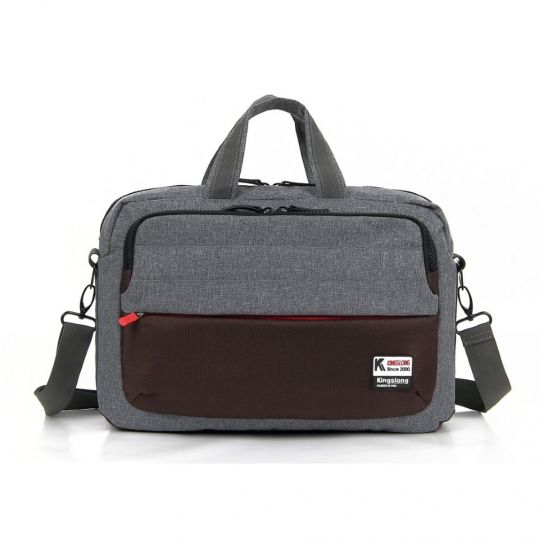 39,62cm (15,6 Zoll) Notebooktasche Grau/Braun 