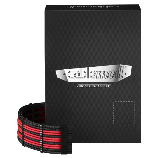 Cablemod PRO ModMesh RT-Series ASUS ROG / Seasonic - schwarz/rot 