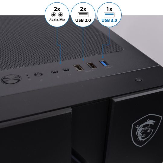 ARLT Gamer / AMD Ryzen 5 5600X / 16GB RAM / 1TB SSD / MSI GAMING Z TRIO RTX3070 / Win10 