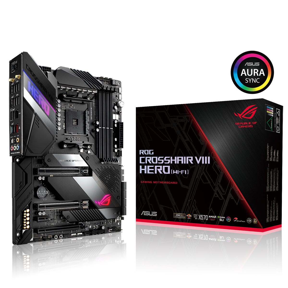 ASUS ROG Crosshair VIII Hero Wi-Fi - B-Ware 