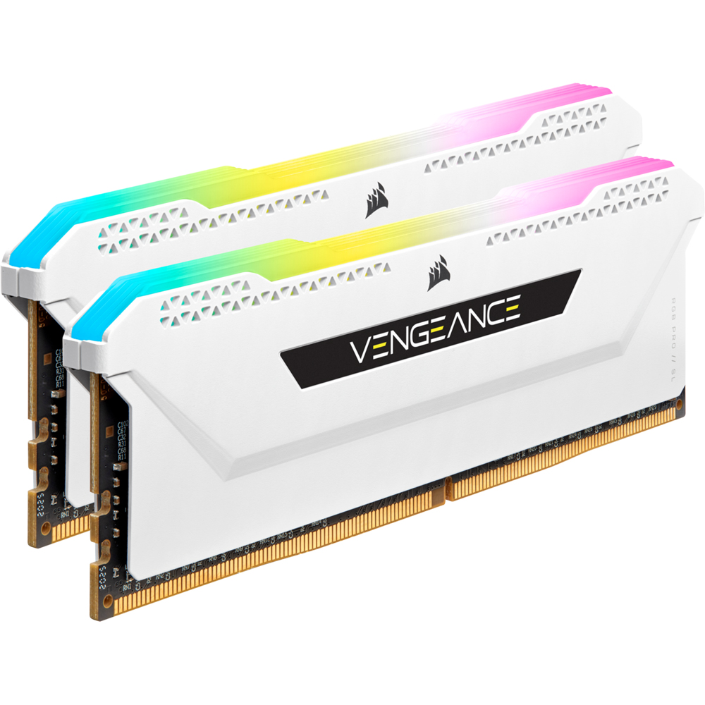 32GB Corsair Vengeance RGB PRO SL Weiß DDR4 - 3600 (2x 16GB) 