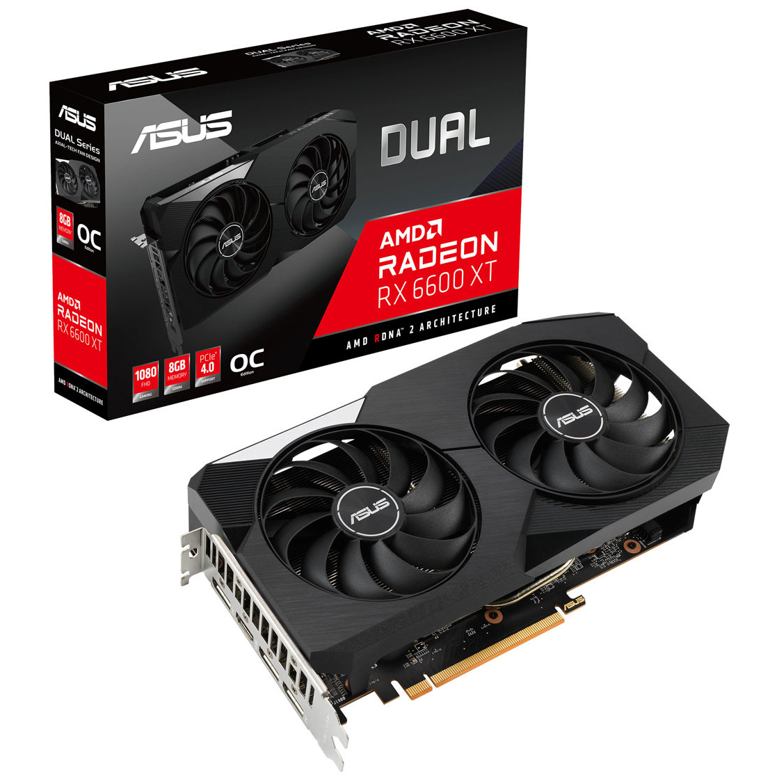 ASUS RX6600XT 8GB ASUS DUAL O8G 