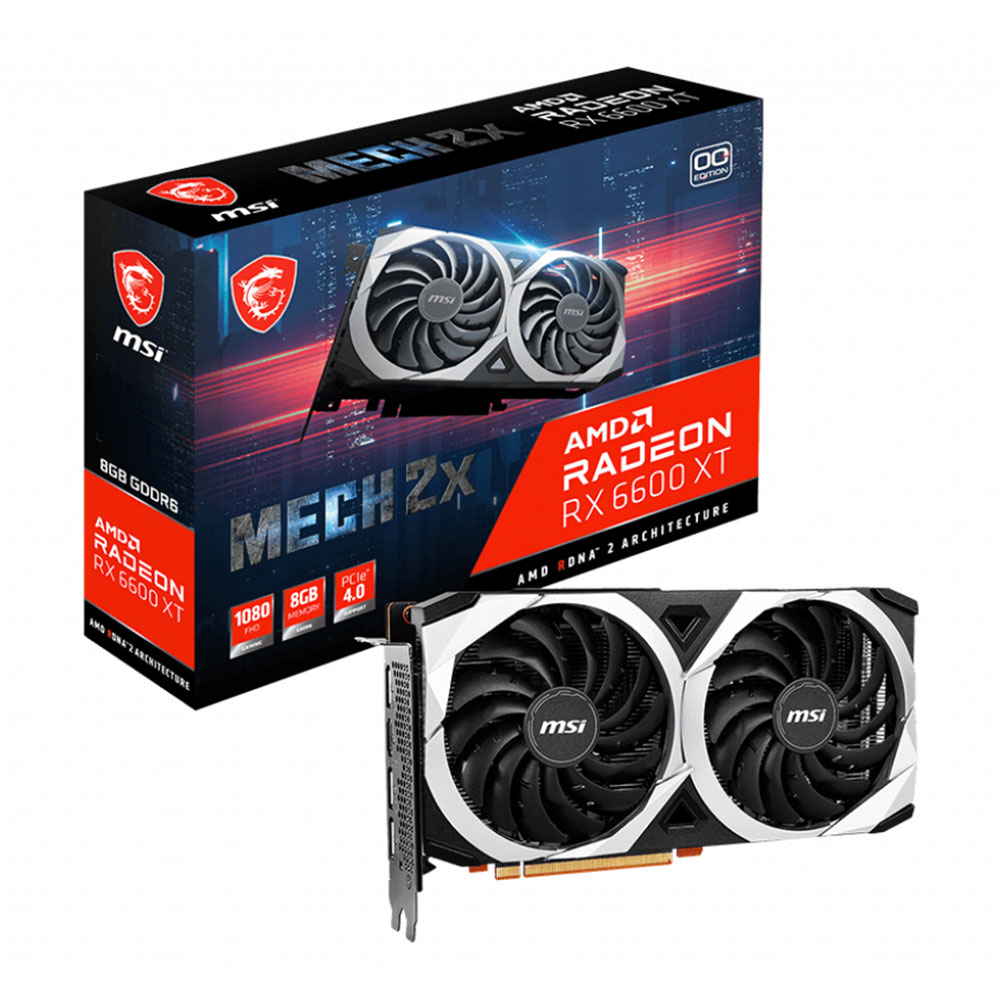 MSI Radeon RX 6600 XT Mech 2X 8G OC 