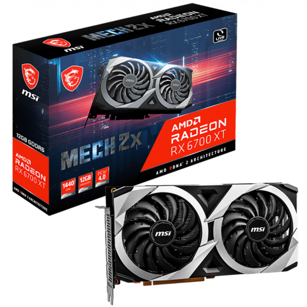 MSI Radeon RX 6700 XT Mech 2X 12G 