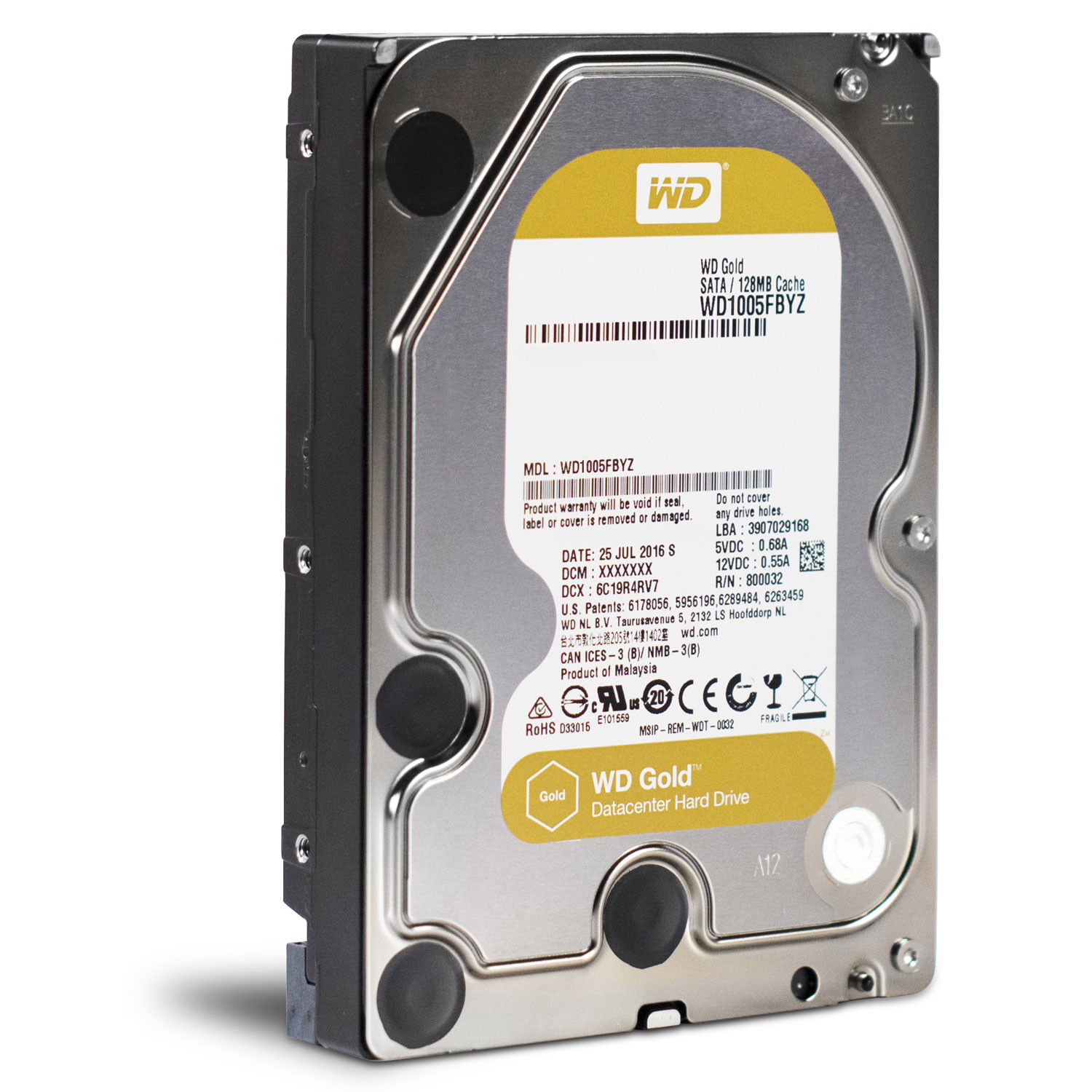 4000GB WD Gold WD4003FRYZ - 3,5" Serial ATA-600 HDD 