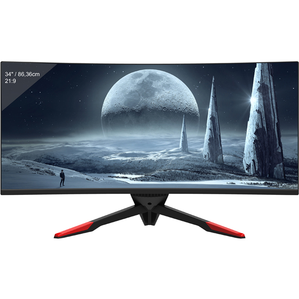 86,40cm (34,0") LC Power LC-M34-UWQHD-144-C curved (gebogen) 