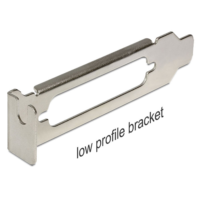 Slotblech Low Profile mit SUB-D 