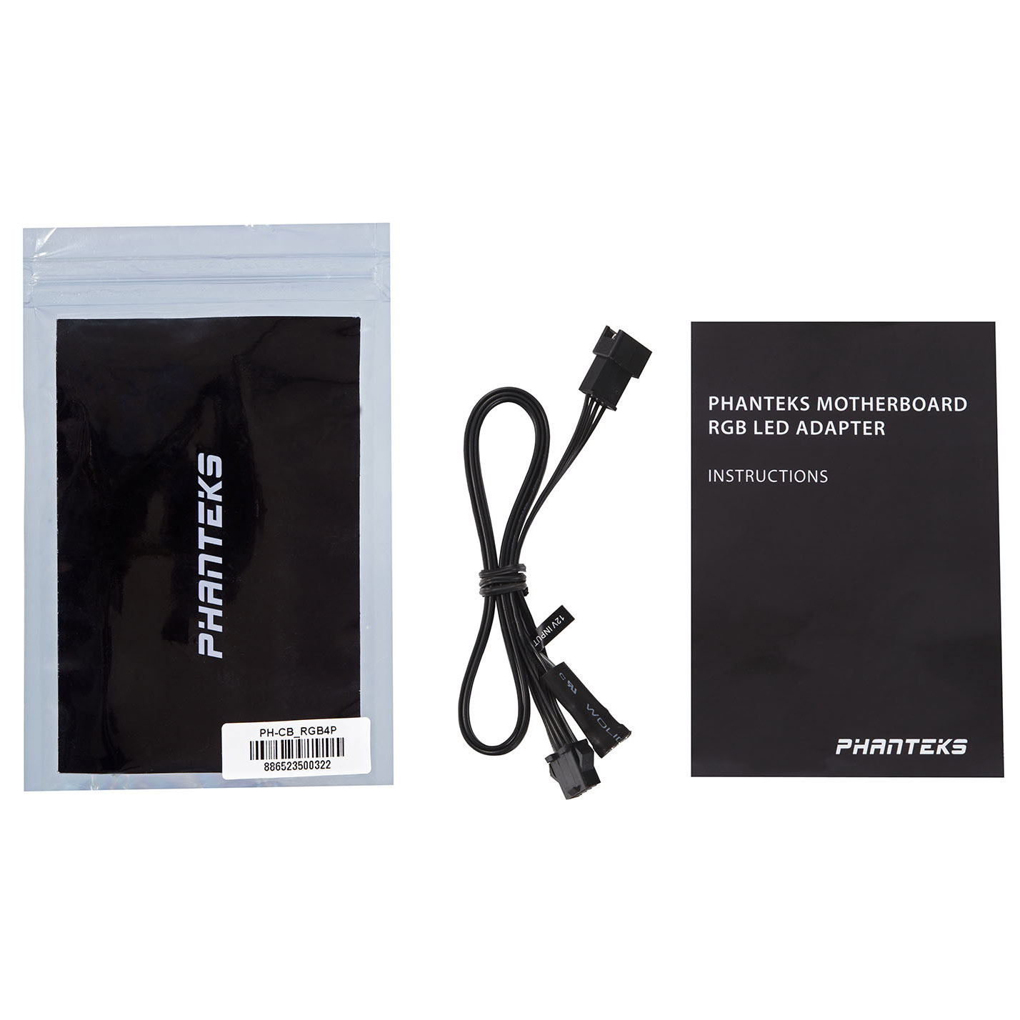 Phanteks RGB LED Adapterkabel 4-Pin 