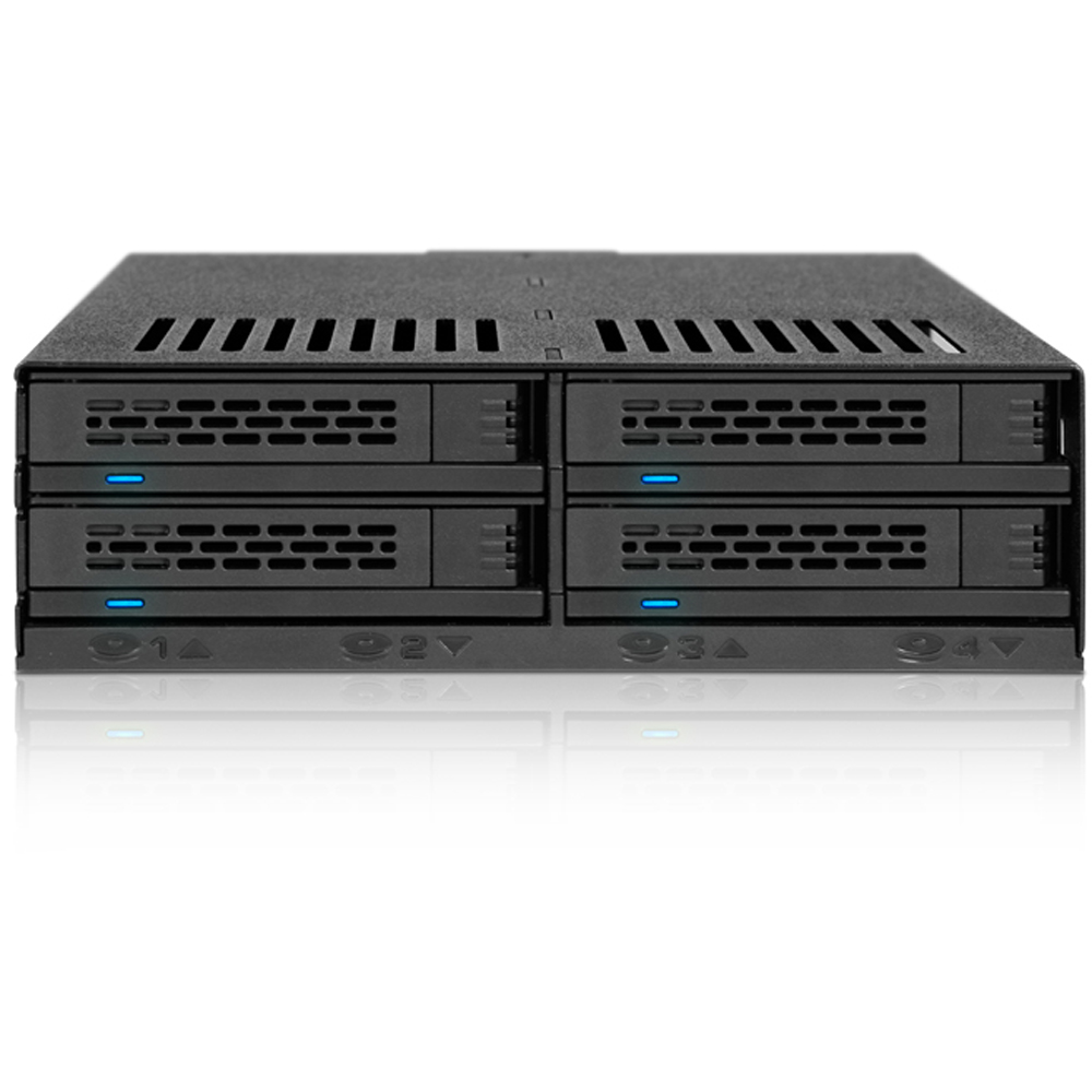 Icy Dock MB324SP-B Wechselrahmen - 5,25" -> 4x 2,5" 
