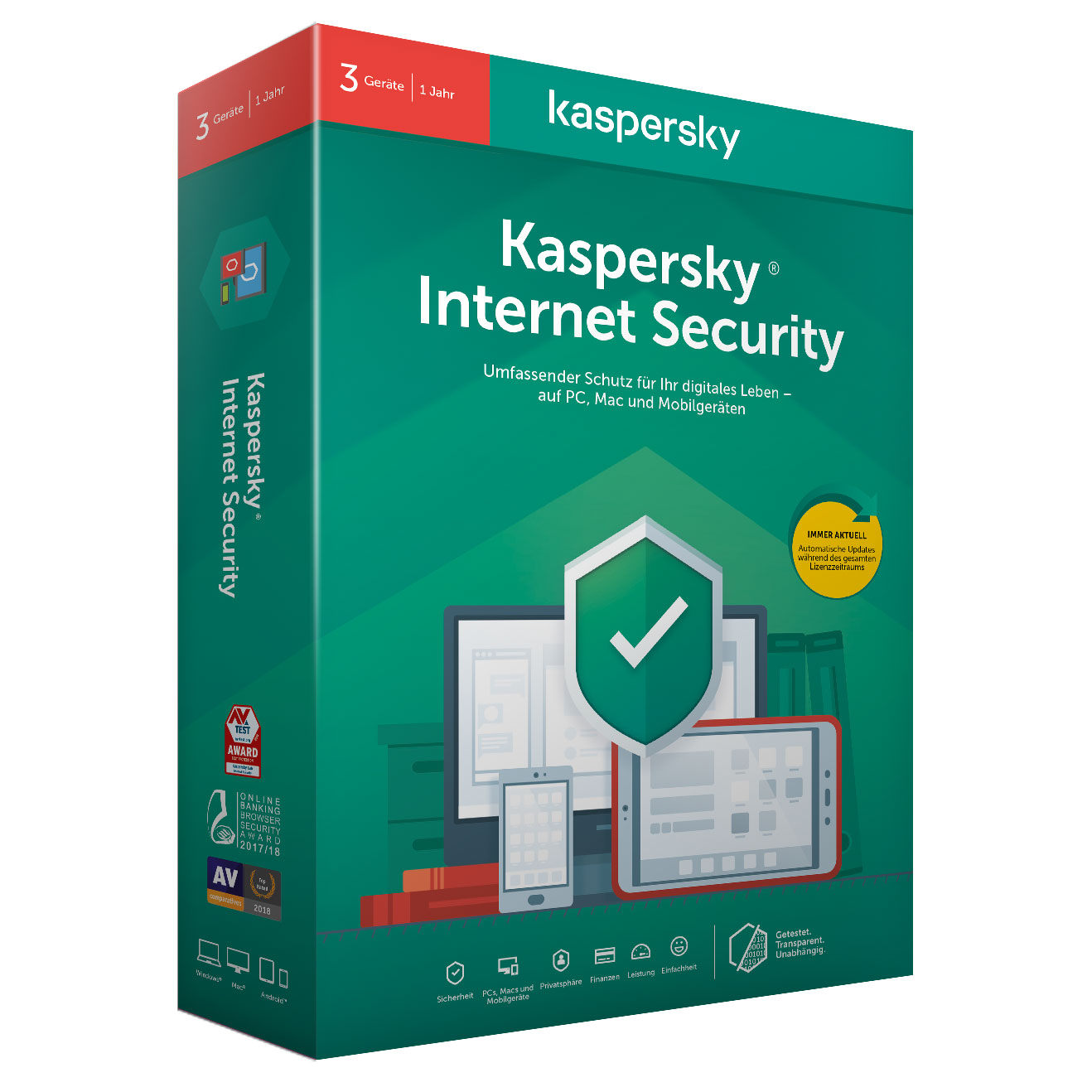 Kaspersky Internet Security - 3 Benutzer 