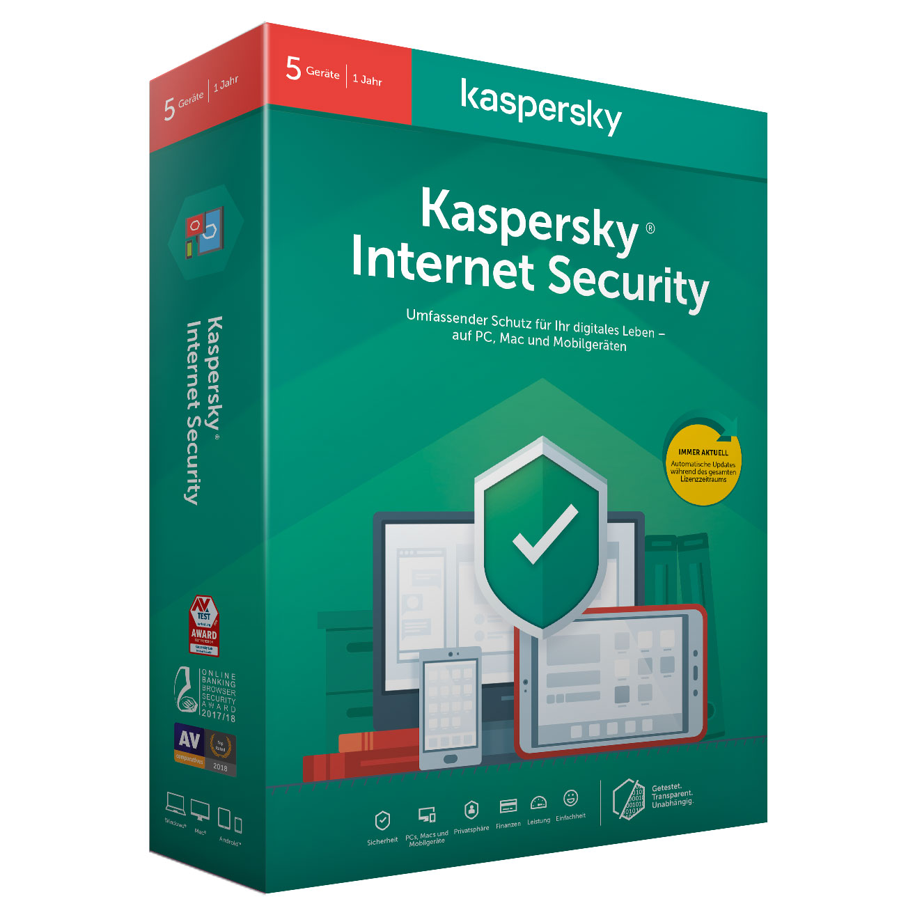 Kaspersky Internet Security - 5 Benutzer 