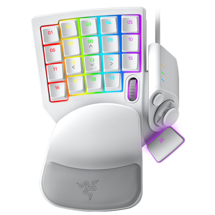 Razer Tartarus Pro Gaming Keypad Mercury weiß - Razer Analog Optical 