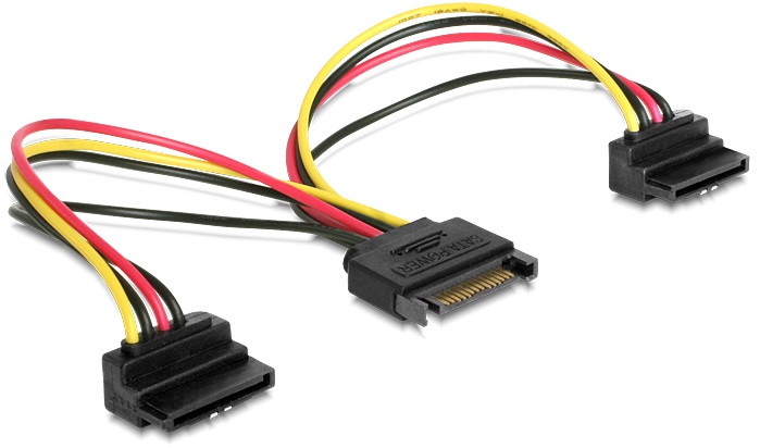 15-Pin SATA auf 2x 15-Pin SATA Stromkabel 