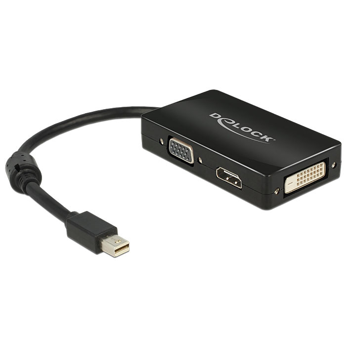 Adapter mini DisplayPort 1.1 auf VGA/DVI/HDMI 