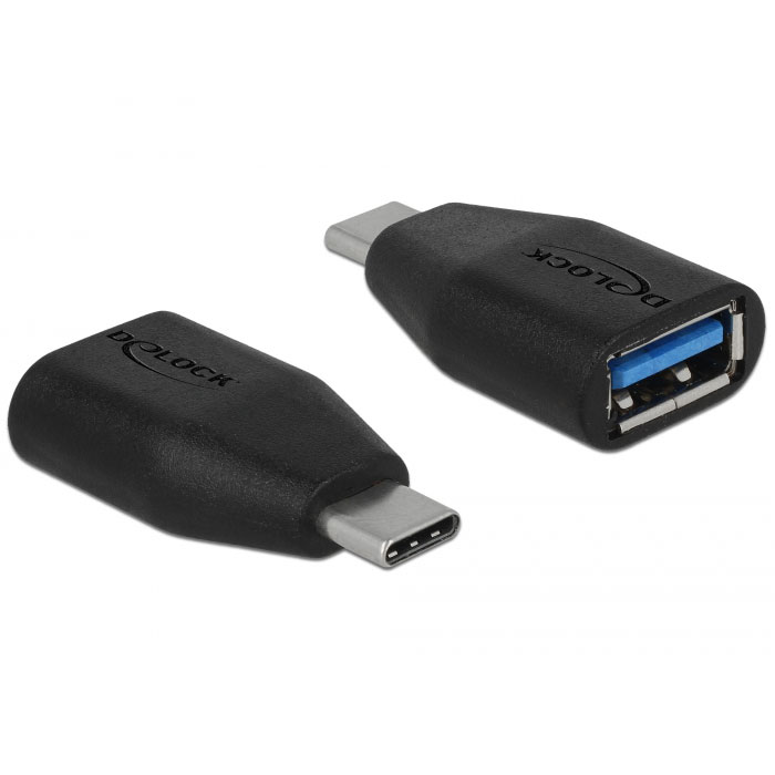 Delock USB Typ C Stecker auf USB Typ A Buchse 