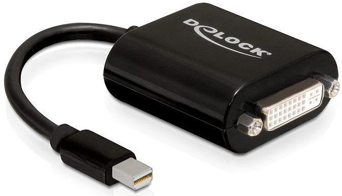 Delock Adapter mini Displayport 1.1 Stecker > DVI Buchse Passiv 
