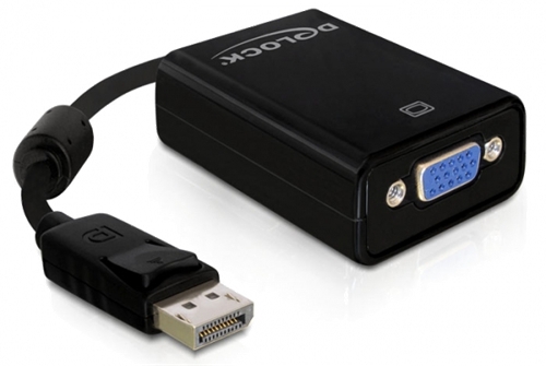 Adapter Displayport 1.2 Stecker auf VGA Buchse 