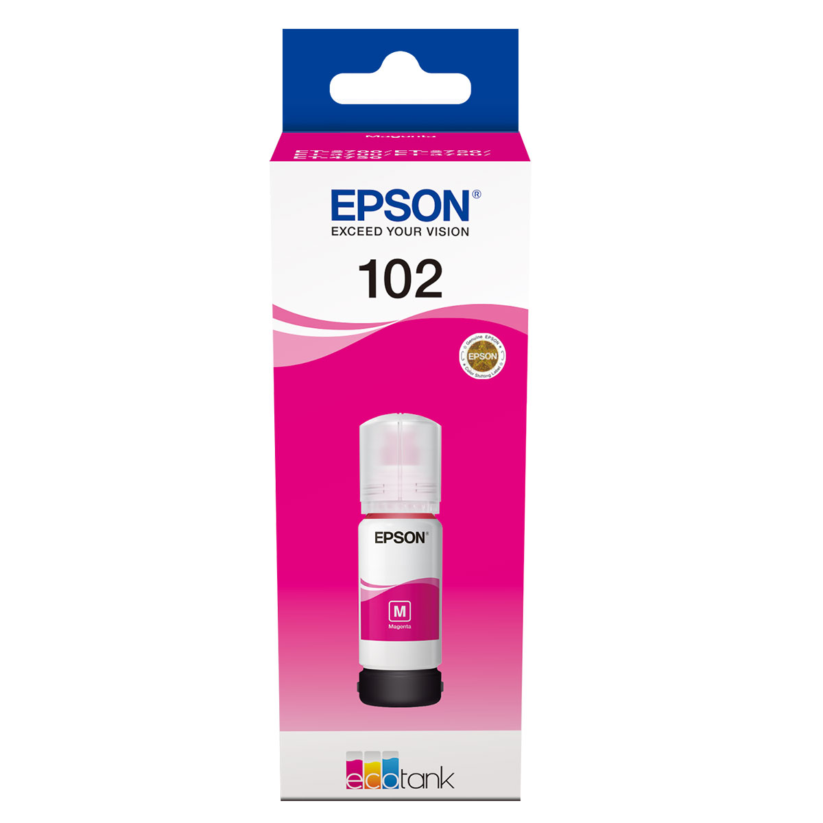 Epson 102 70ml Nachfülltinte Ecotank Magenta 