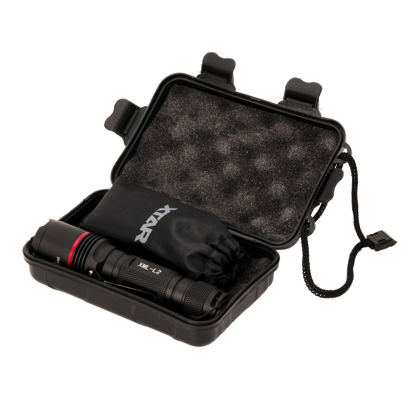 ARLT Power-Taschenlampe Schwarz 