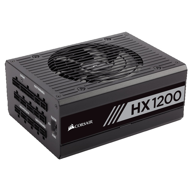 1200W Corsair HX Series HX1200 80PLUS Platinum 1200W - 80 Plus Platinum, vollmodular 