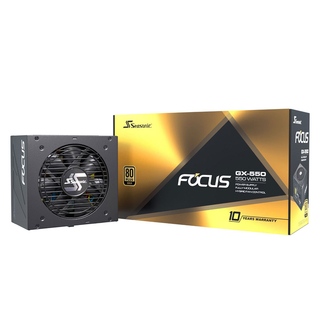 550W Seasonic Focus GX - 80 Plus Gold vollmodular 