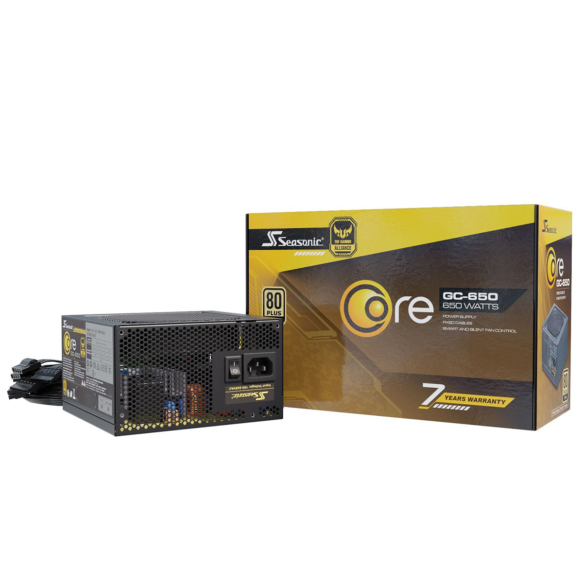 650W Seasonic Core GC - 80 Plus Gold - B-Ware 