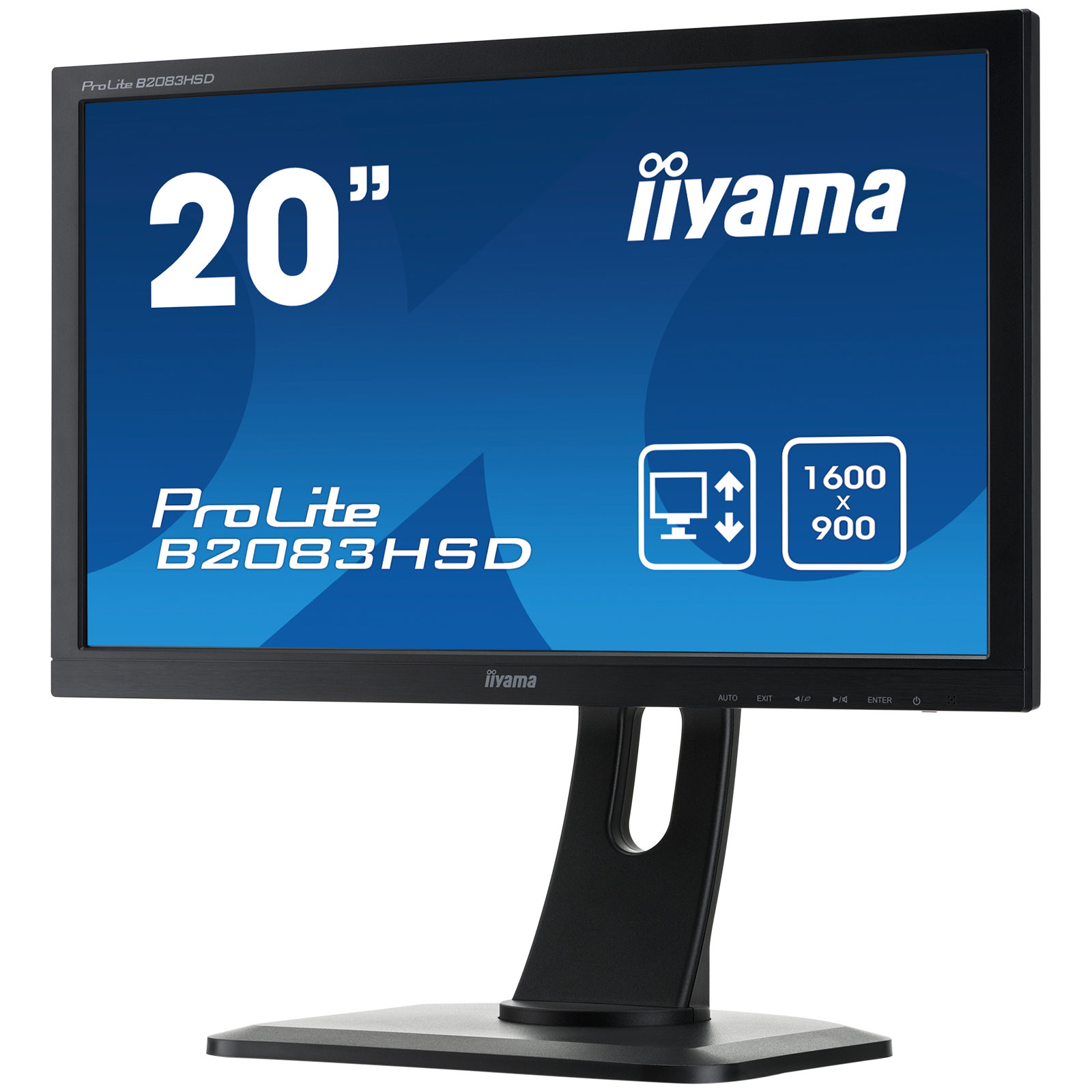49,50cm (19,5") Iiyama ProLite B2083HSD-B1 