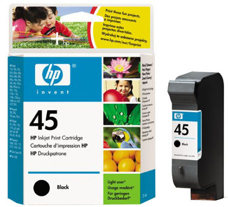 Hewlett Packard 45A - 51645AE Tintenpatrone Schwarz 