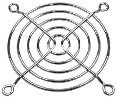Lüftergitter/Schutzgitter für Lüfter 80x80mm 