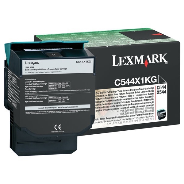 Lexmark C544X1KG Toner Schwarz 