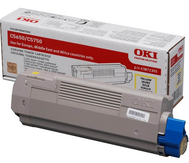 OKI 43872305 Toner Gelb 