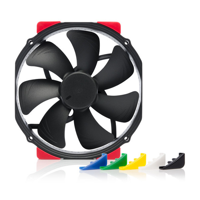 150mm Noctua NF-A15 HS-PWM Gehäuselüfter chromax.black.swap 