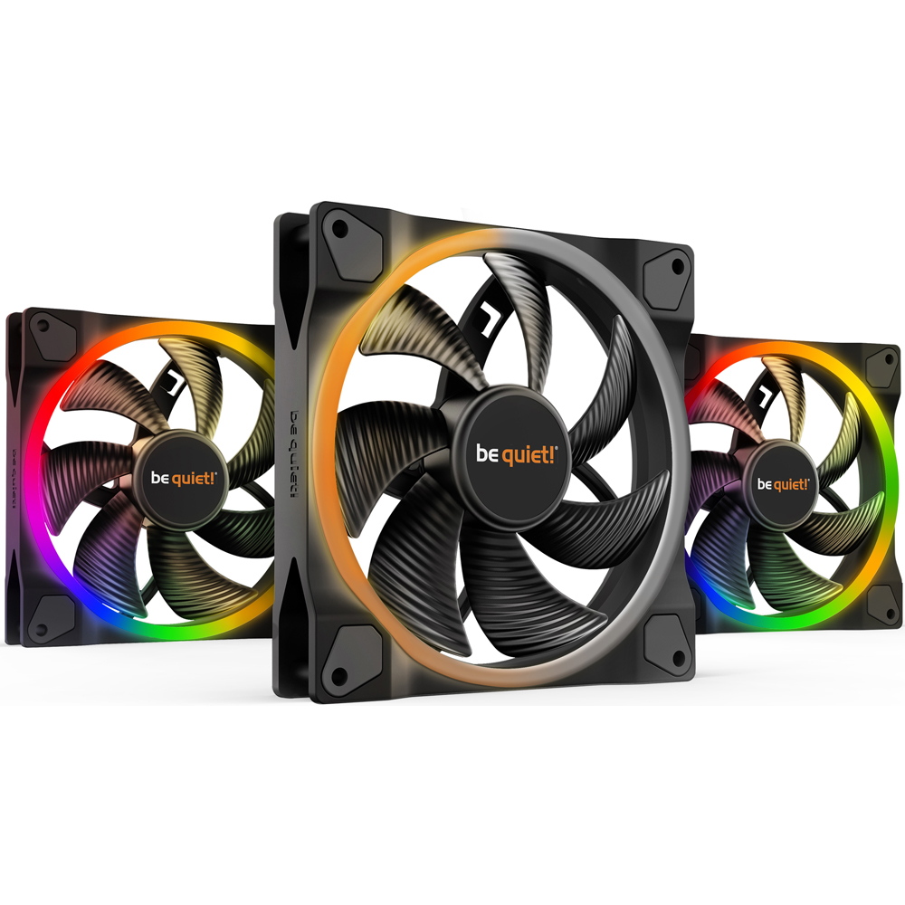 140mm be quiet! Light Wings RGB 3er Pack Gehäuselüfter 