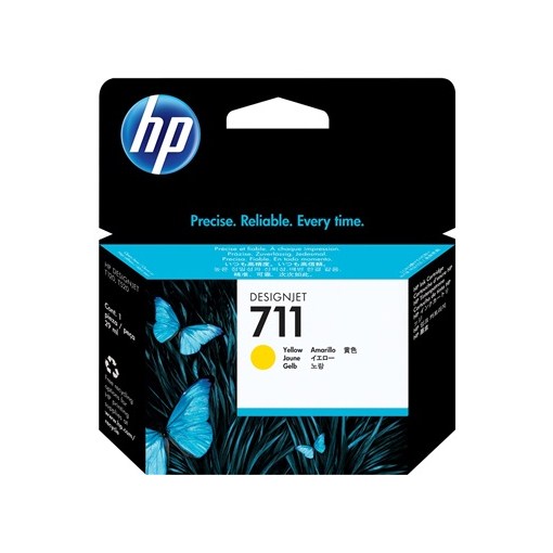 HP 711 - CZ132A Tintenpatrone Gelb 