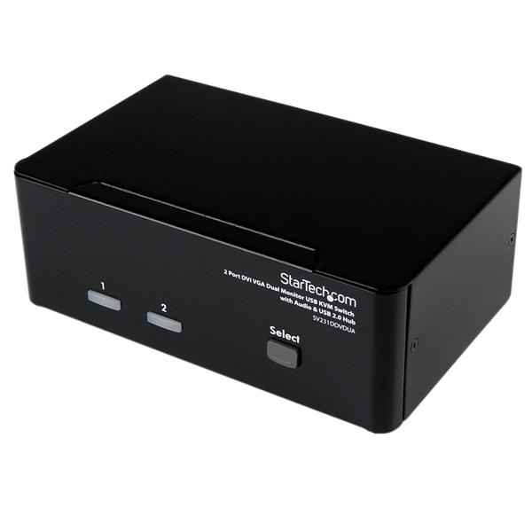 2-Port StarTech VGA/DVI KVM-Switch 