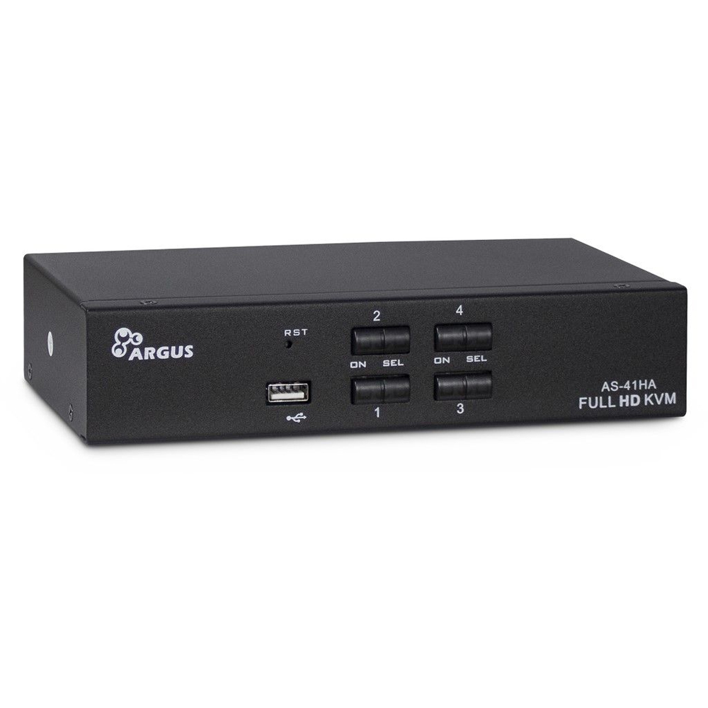 4-Port Inter-Tech AS-41HA HDMI KVM Switch 