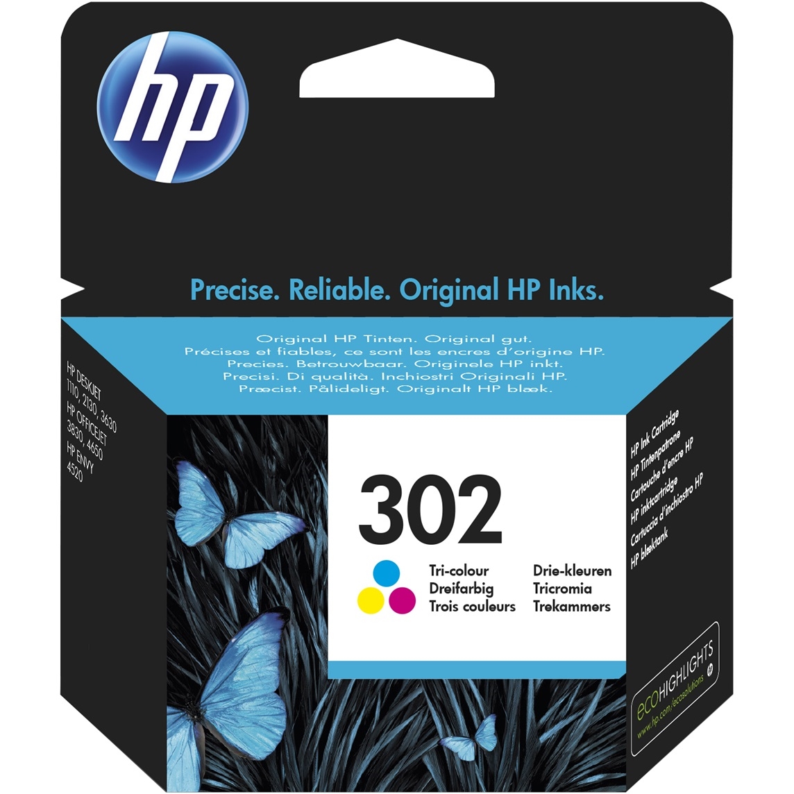 HP Druckkopf mit Tinte Nr 302 farbig 
