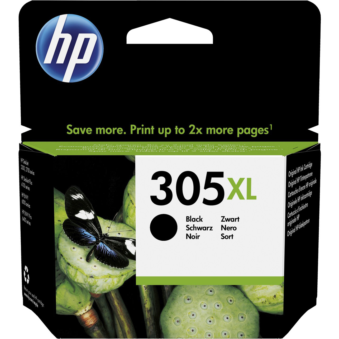 HP 305 XL Tintenpatrone Schwarz 