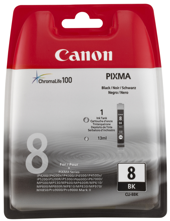 Canon CLI-8BK Tintenpatrone Schwarz 